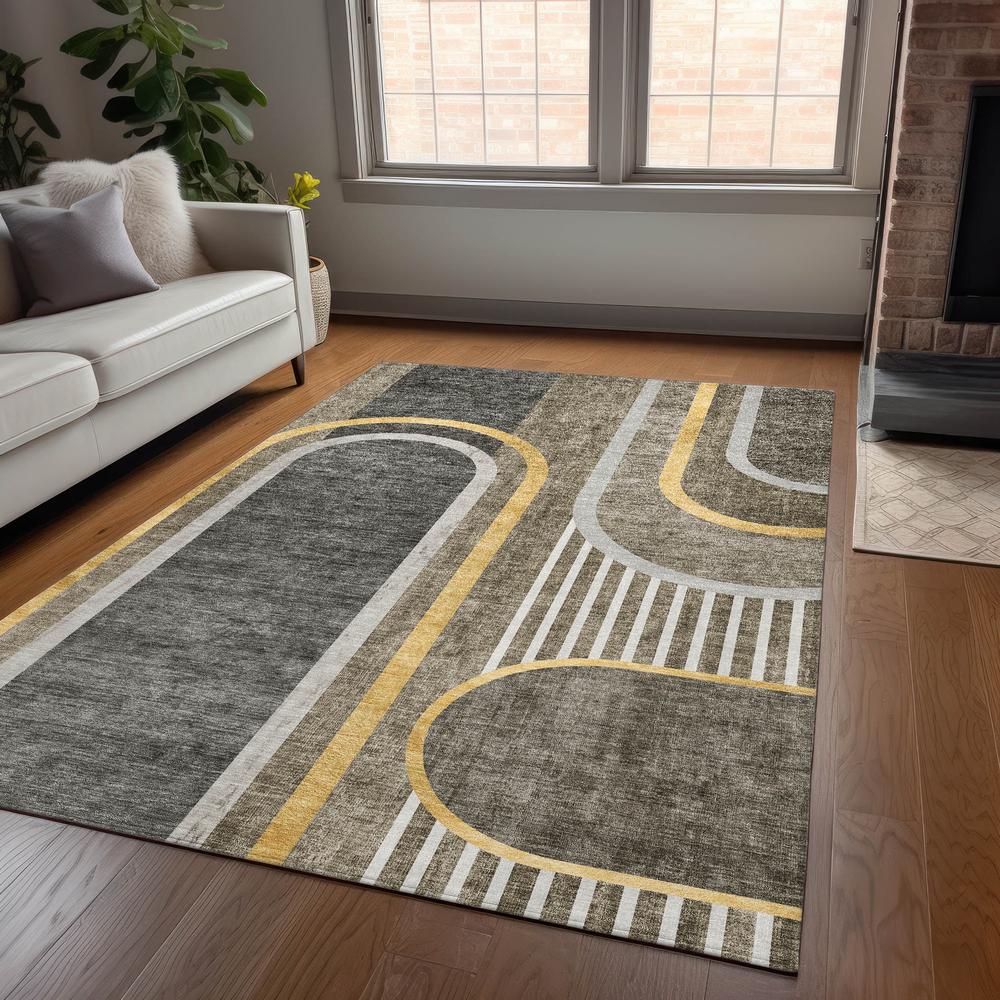 Chantille ACN532 Brown 8' x 10' Rug. Picture 6