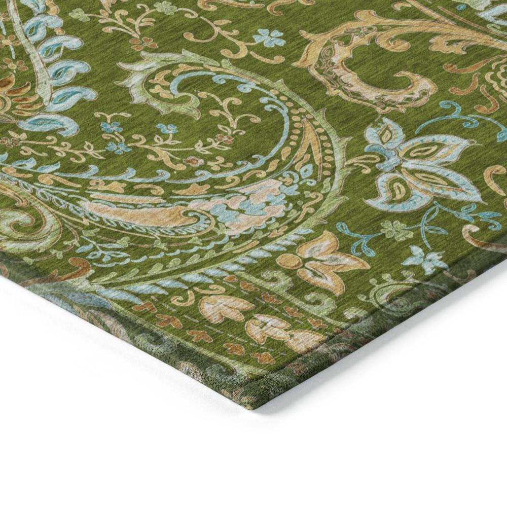 Chantille ACN533 Green 3' x 5' Rug. Picture 4