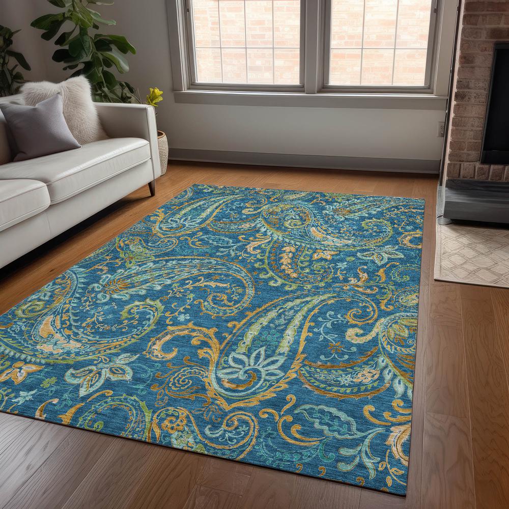 Chantille ACN533 Blue 8' x 10' Rug. Picture 6