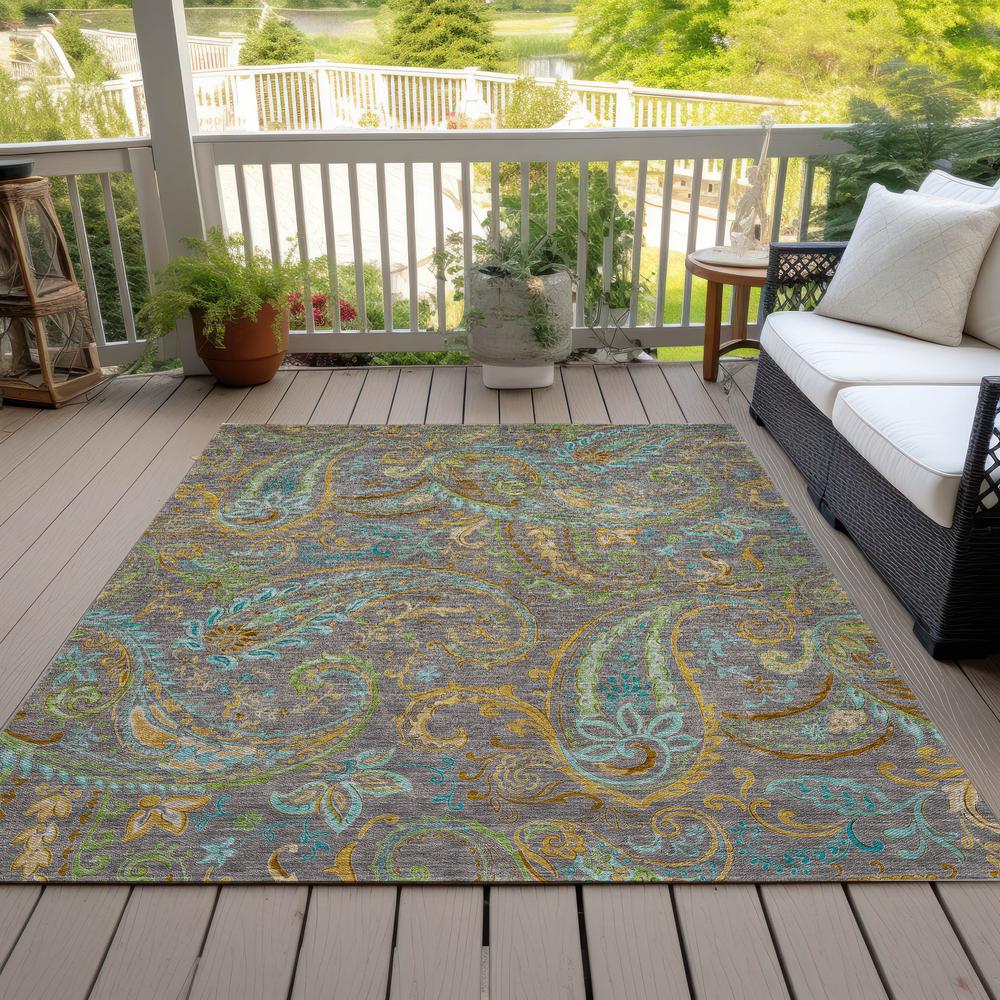 Chantille ACN533 Brown 8' x 10' Rug. Picture 8