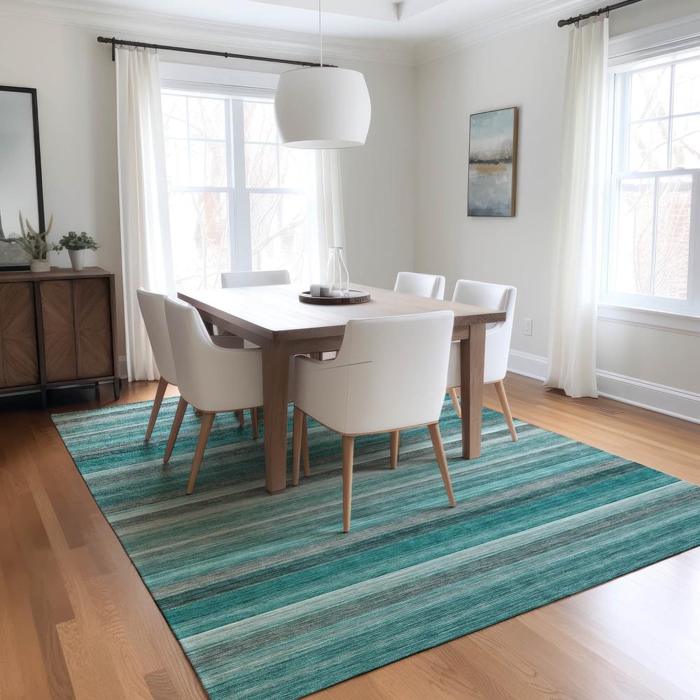 Chantille ACN535 Teal 8' x 10' Rug. Picture 6