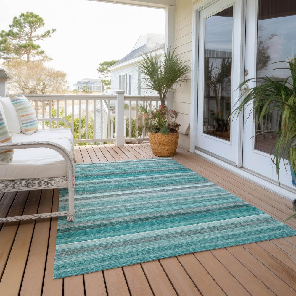 Chantille ACN535 Teal 8' x 10' Rug. Picture 8