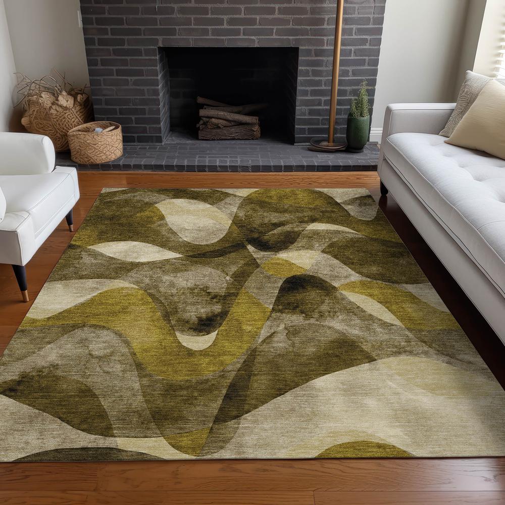 Chantille ACN536 Brown 8' x 10' Rug. Picture 6