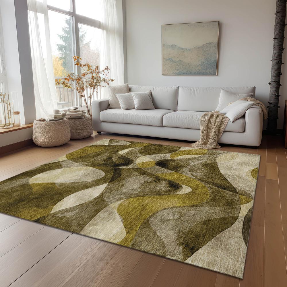 Chantille ACN536 Brown 8' x 10' Rug. Picture 7