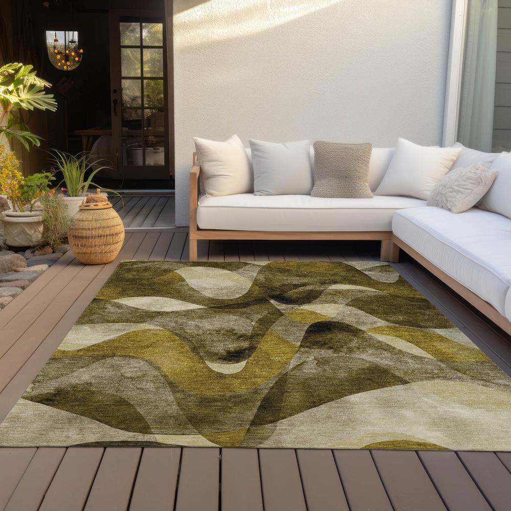 Chantille ACN536 Brown 8' x 10' Rug. Picture 9