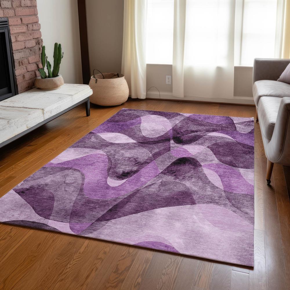Chantille ACN536 Purple 8' x 10' Rug. Picture 7