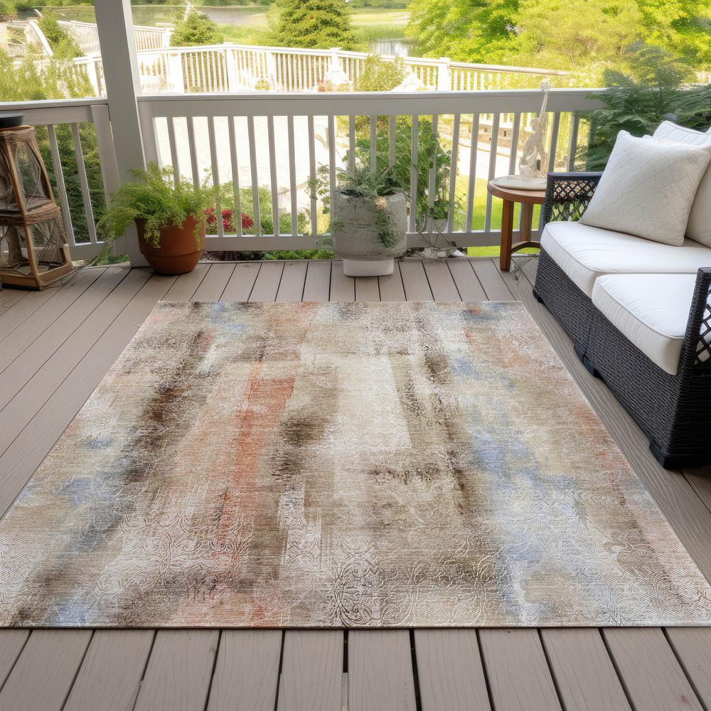 Chantille ACN537 Brown 8' x 10' Rug. Picture 8