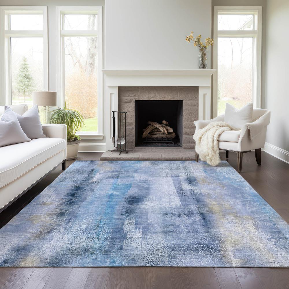 Chantille ACN537 Blue 8' x 10' Rug. Picture 7
