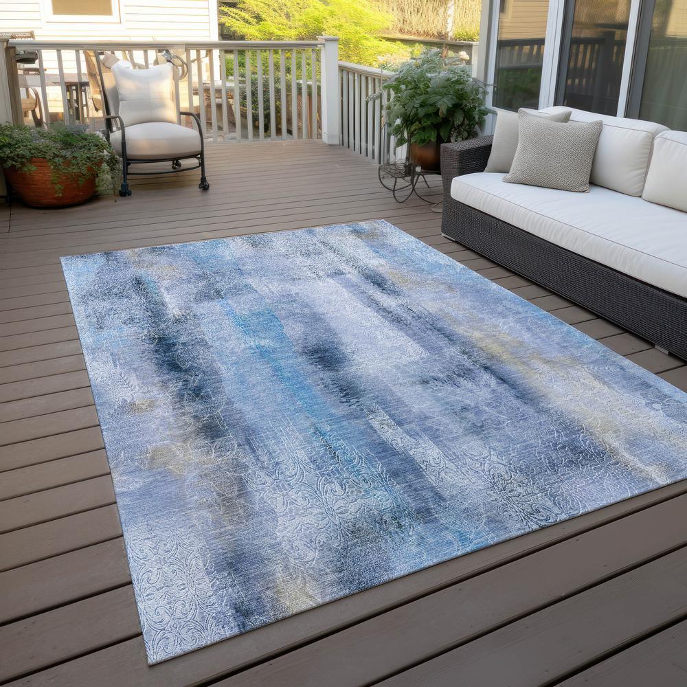 Chantille ACN537 Blue 8' x 10' Rug. Picture 9
