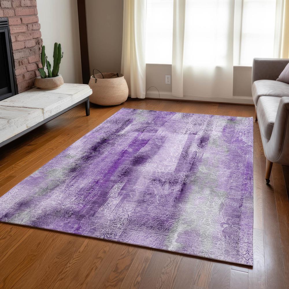 Chantille ACN537 Purple 8' x 10' Rug. Picture 8