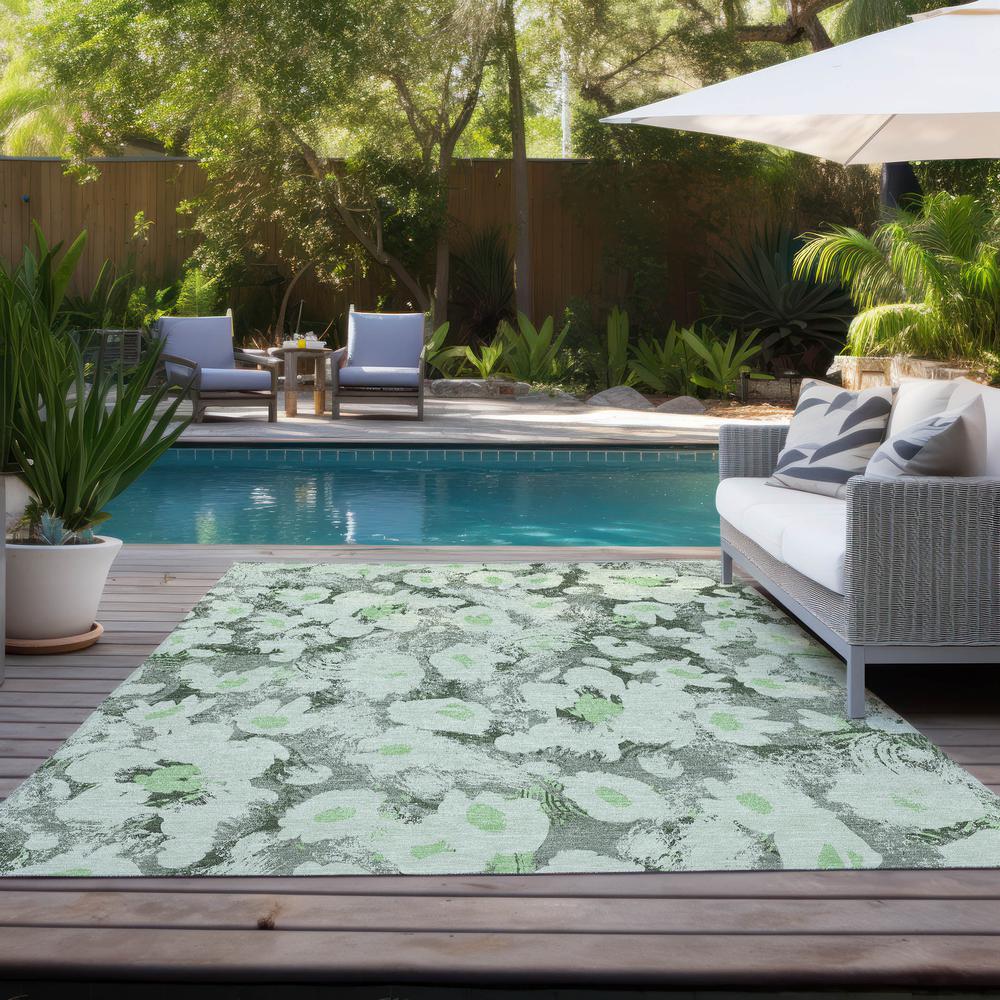 Chantille ACN538 Green 8' x 10' Rug. Picture 9