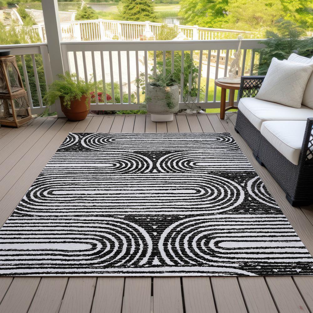 Chantille ACN540 Black 8' x 10' Rug. Picture 8