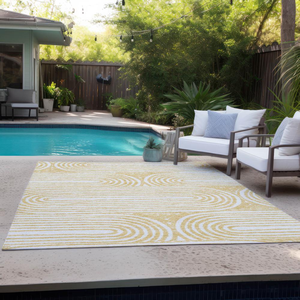 Chantille ACN540 Gold 8' x 10' Rug. Picture 9