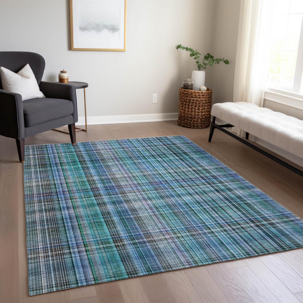 Chantille ACN541 Teal 8' x 10' Rug. Picture 8