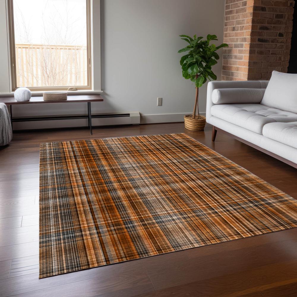 Chantille ACN541 Orange 8' x 10' Rug. Picture 7