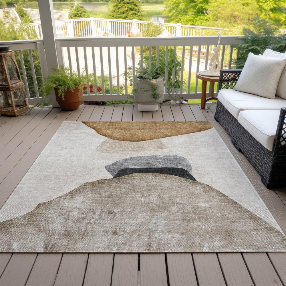Chantille ACN547 Brown 8' x 10' Rug. Picture 8