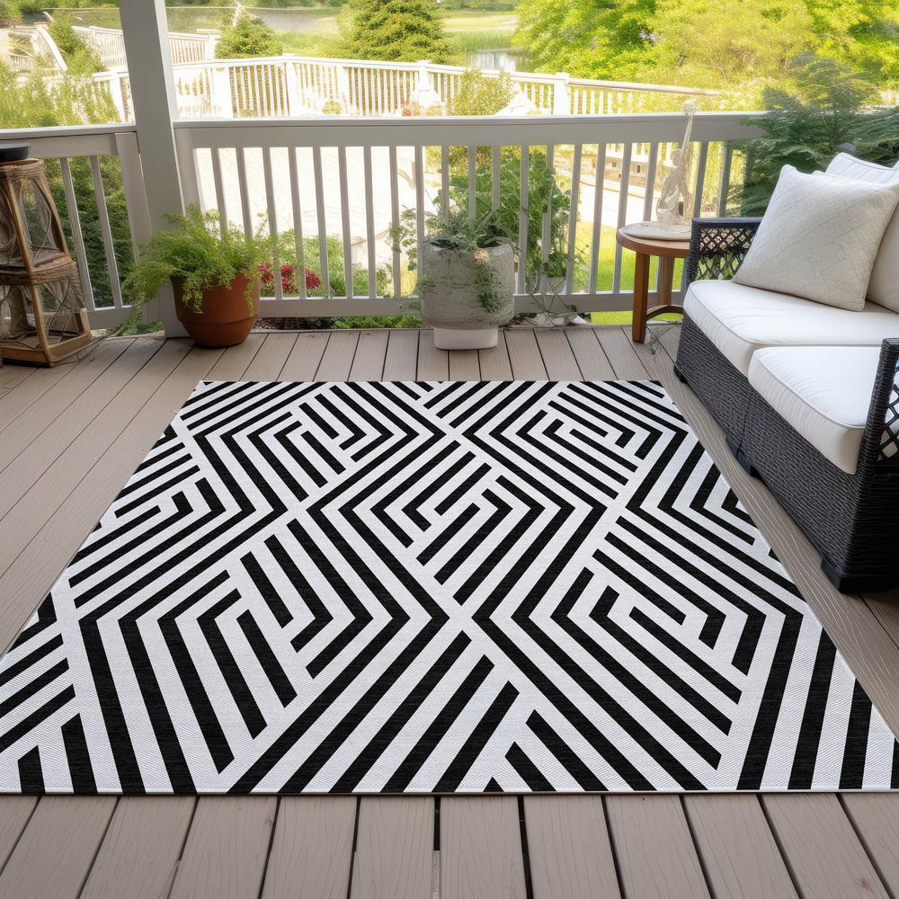 Chantille ACN550 Black 8' x 10' Rug. Picture 8