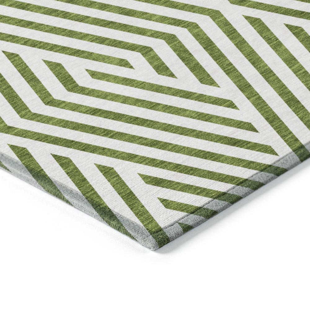 Chantille ACN550 Green 3' x 5' Rug. Picture 3