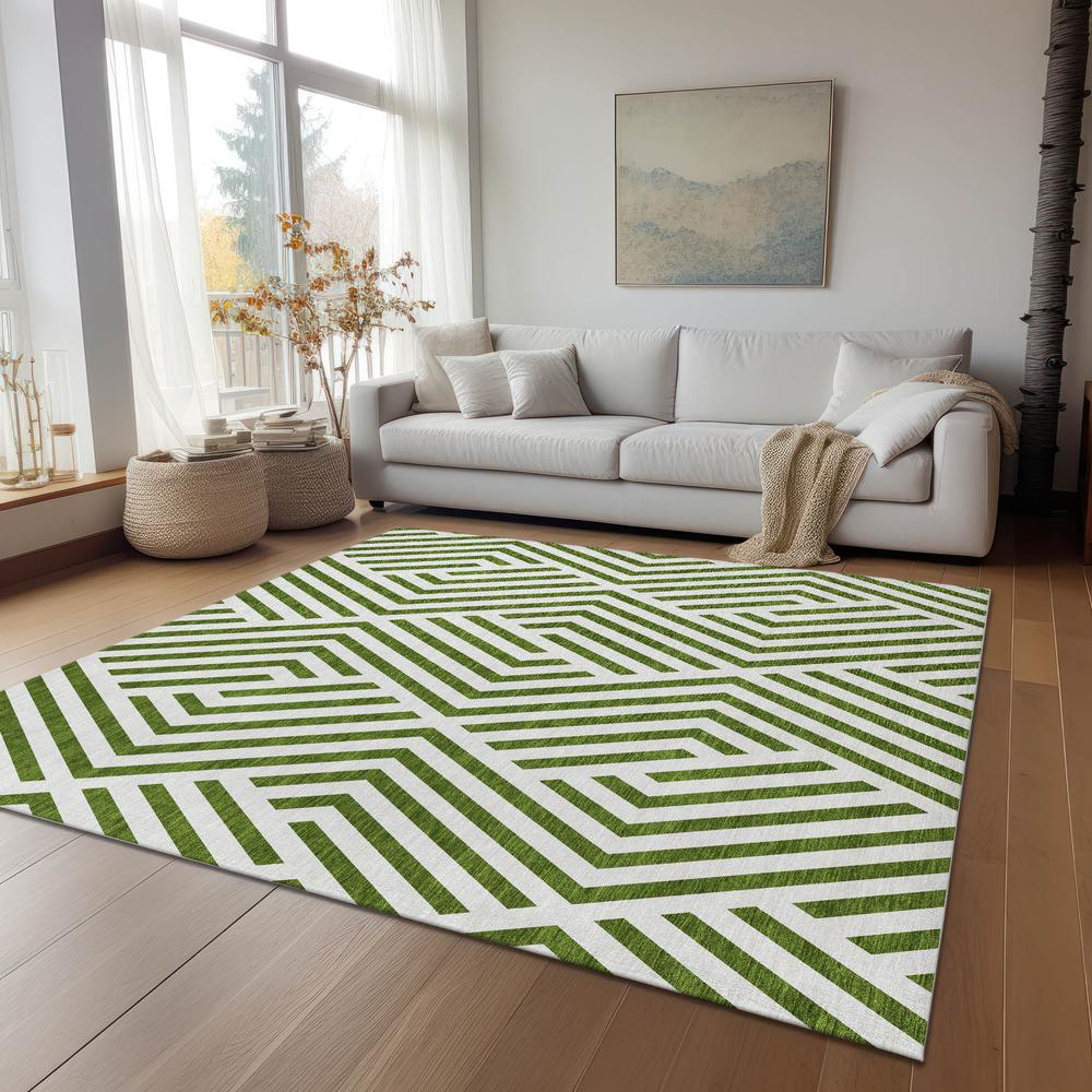 Chantille ACN550 Green 8' x 10' Rug. Picture 7
