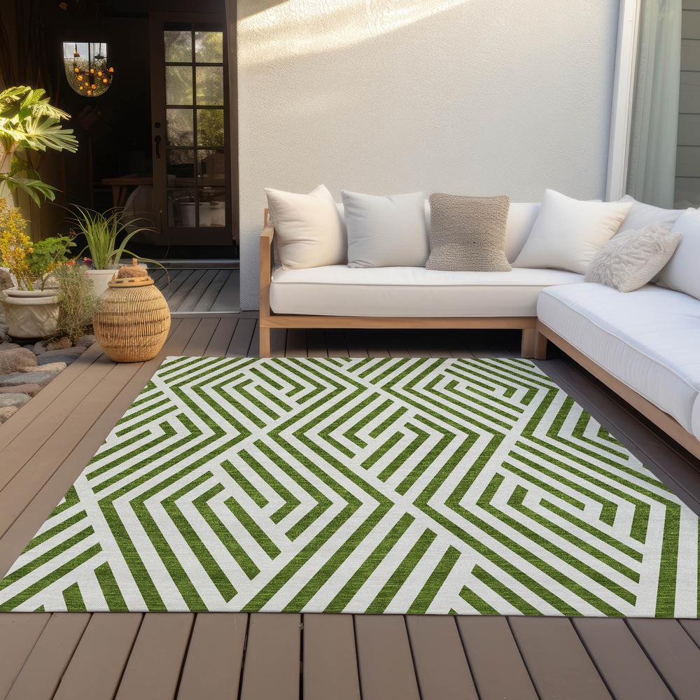 Chantille ACN550 Green 8' x 10' Rug. Picture 9