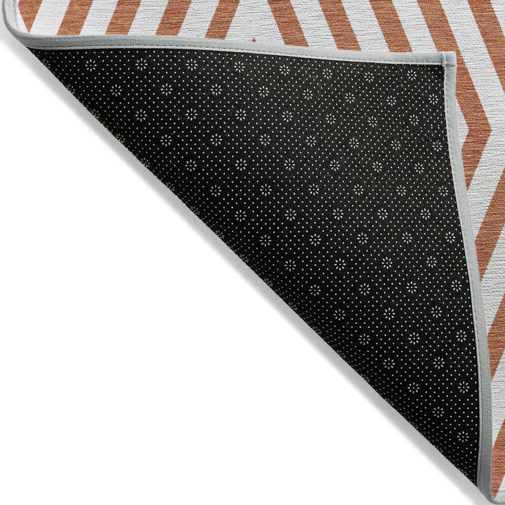 Chantille ACN550 Orange 3' x 5' Rug. Picture 2