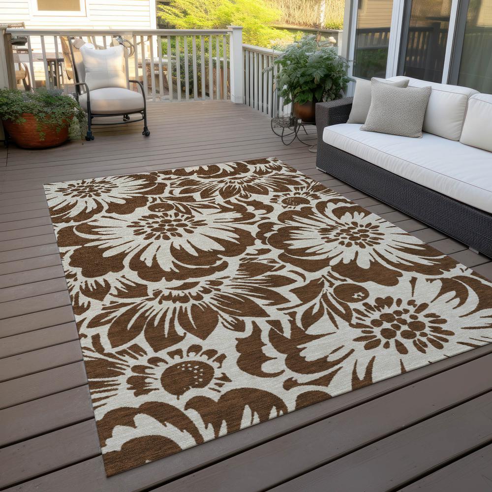 Chantille ACN551 Brown 8' x 10' Rug. Picture 9