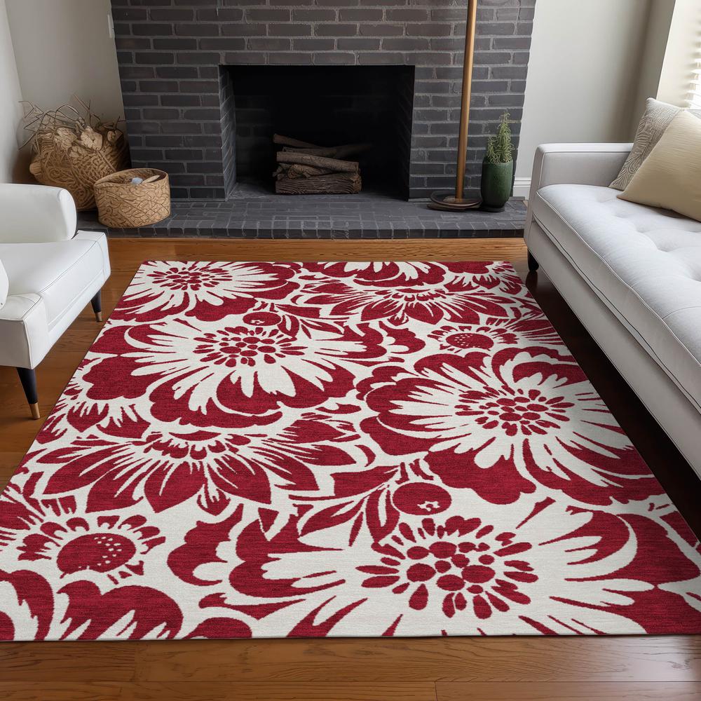Chantille ACN551 Red 8' x 10' Rug. Picture 6