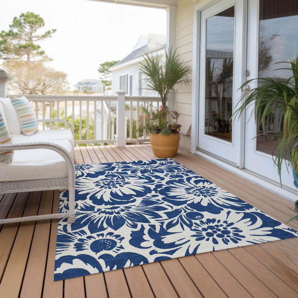 Chantille ACN551 Blue 8' x 10' Rug. Picture 8