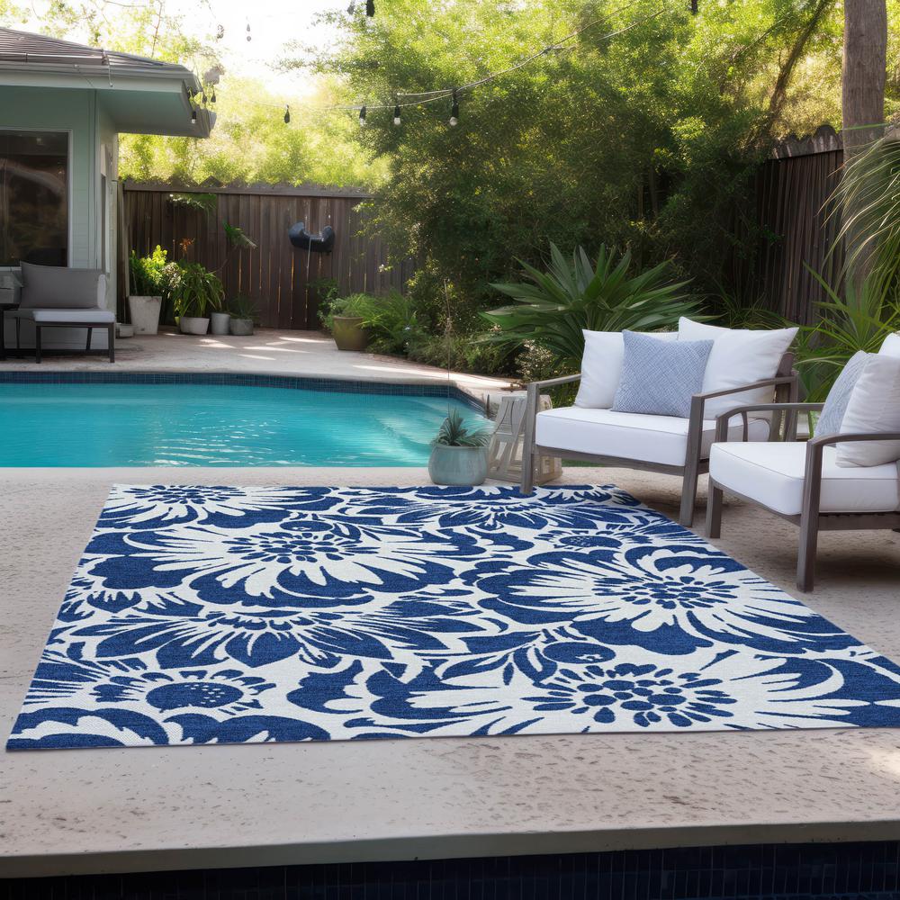 Chantille ACN551 Blue 8' x 10' Rug. Picture 9