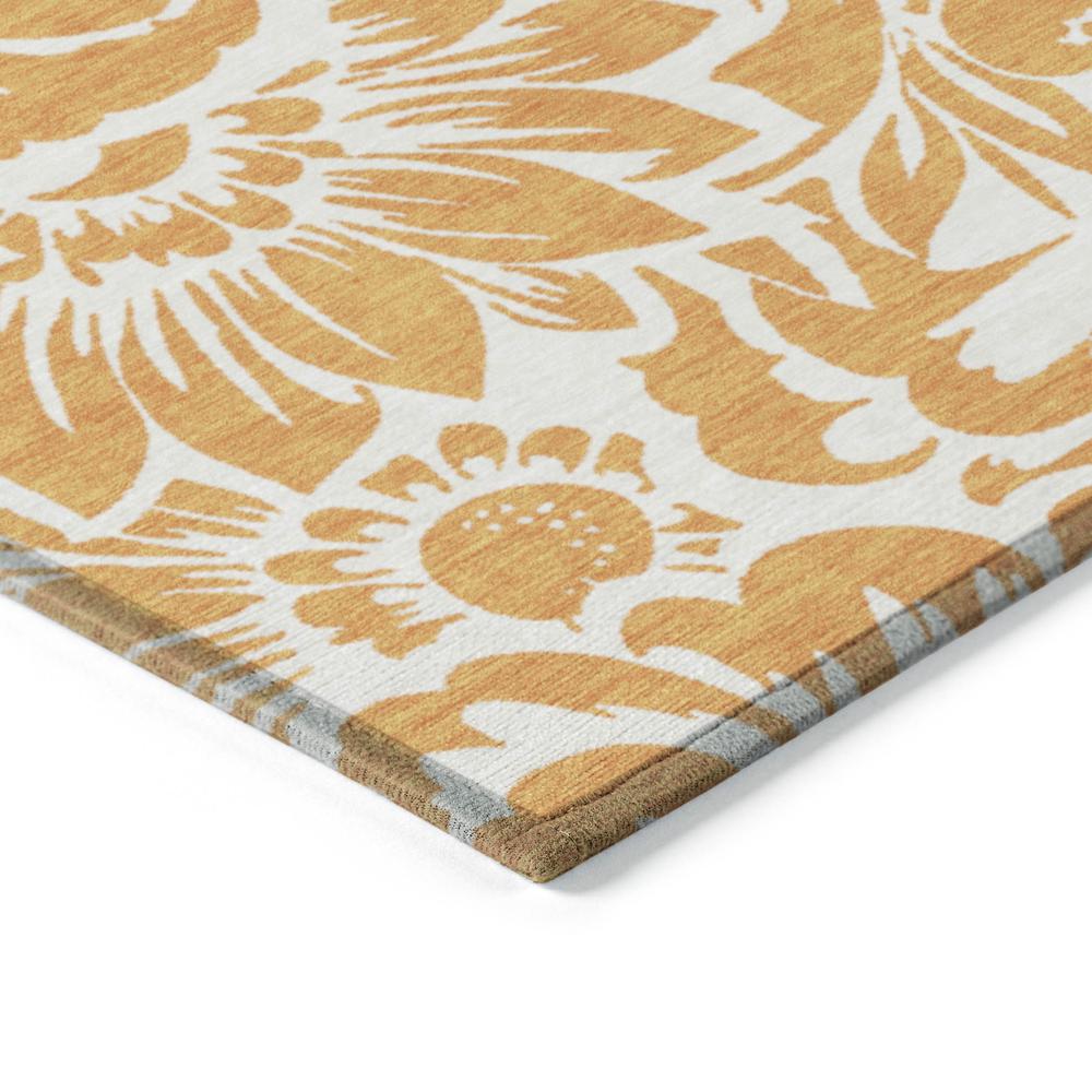 Chantille ACN551 Orange 3' x 5' Rug. Picture 3