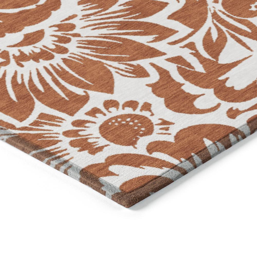 Chantille ACN551 Orange 3' x 5' Rug. Picture 3