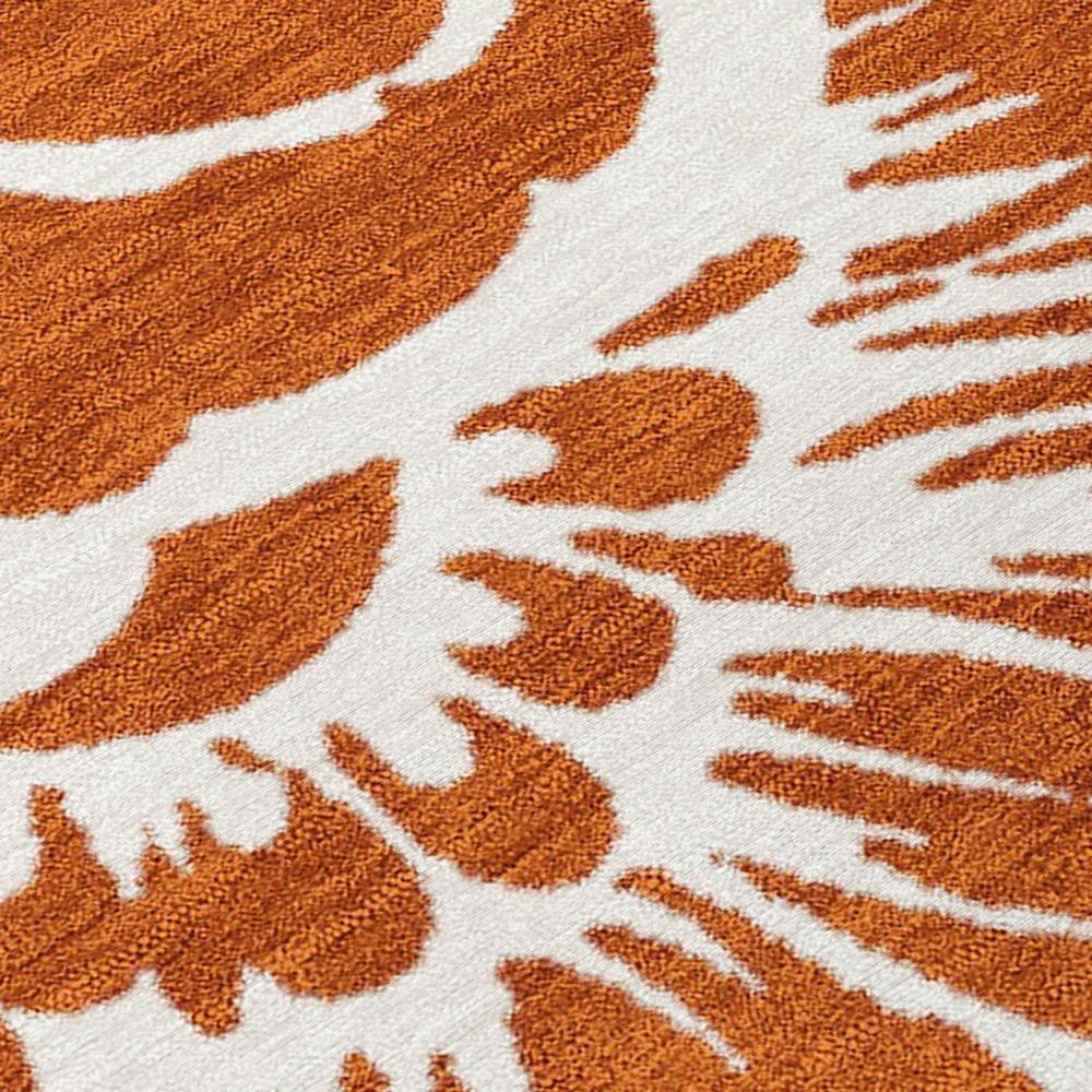 Chantille ACN551 Orange 3' x 5' Rug. Picture 5
