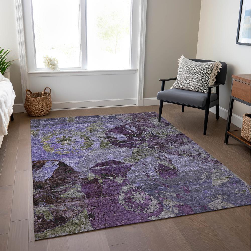 Chantille ACN555 Purple 8' x 10' Rug. Picture 7