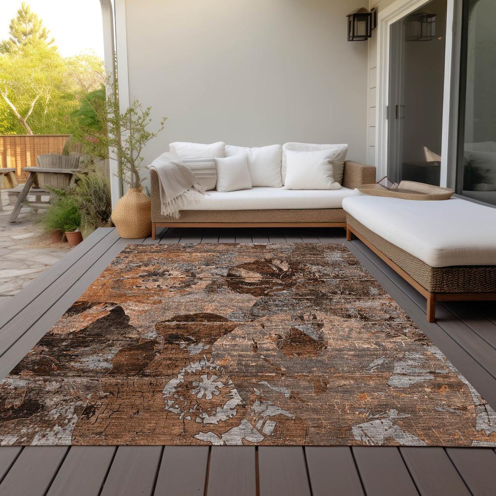 Chantille ACN555 Orange 8' x 10' Rug. Picture 9
