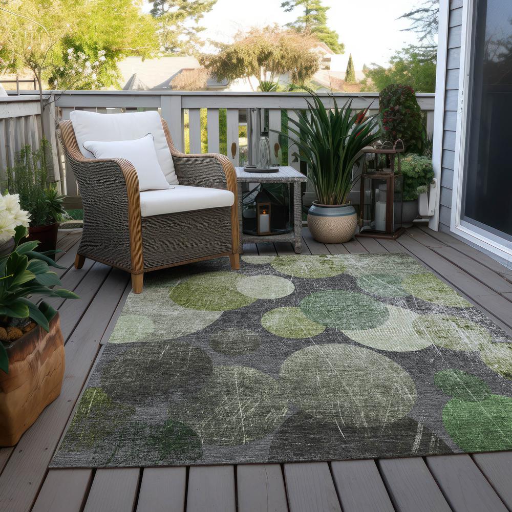 Chantille ACN556 Green 8' x 10' Rug. Picture 10