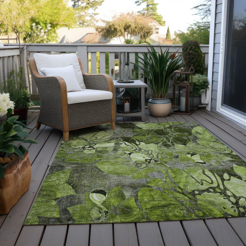 Chantille ACN558 Green 8' x 10' Rug. Picture 9