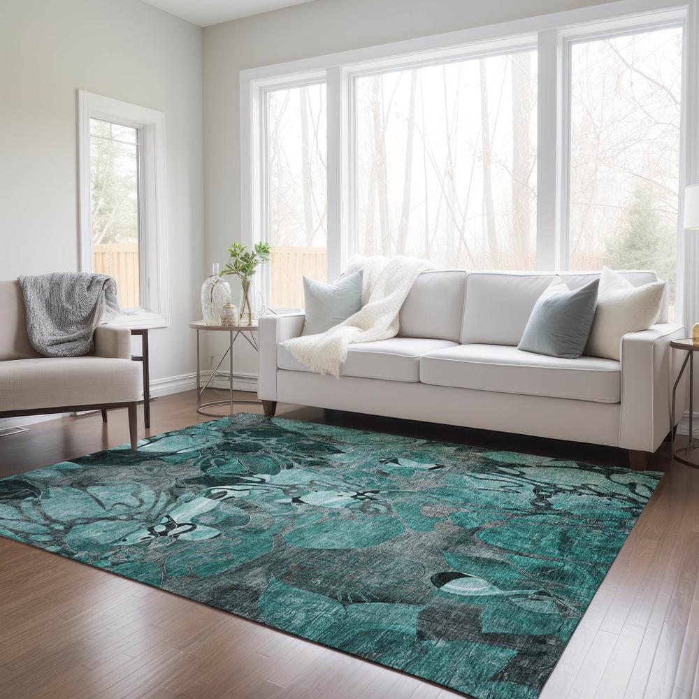 Chantille ACN558 Teal 8' x 10' Rug. Picture 6