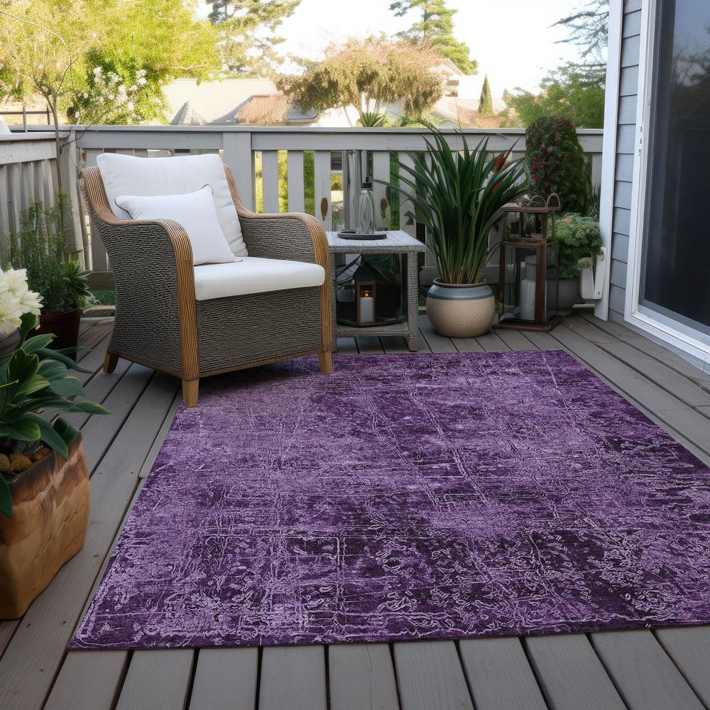 Chantille ACN559 Purple 8' x 10' Rug. Picture 9
