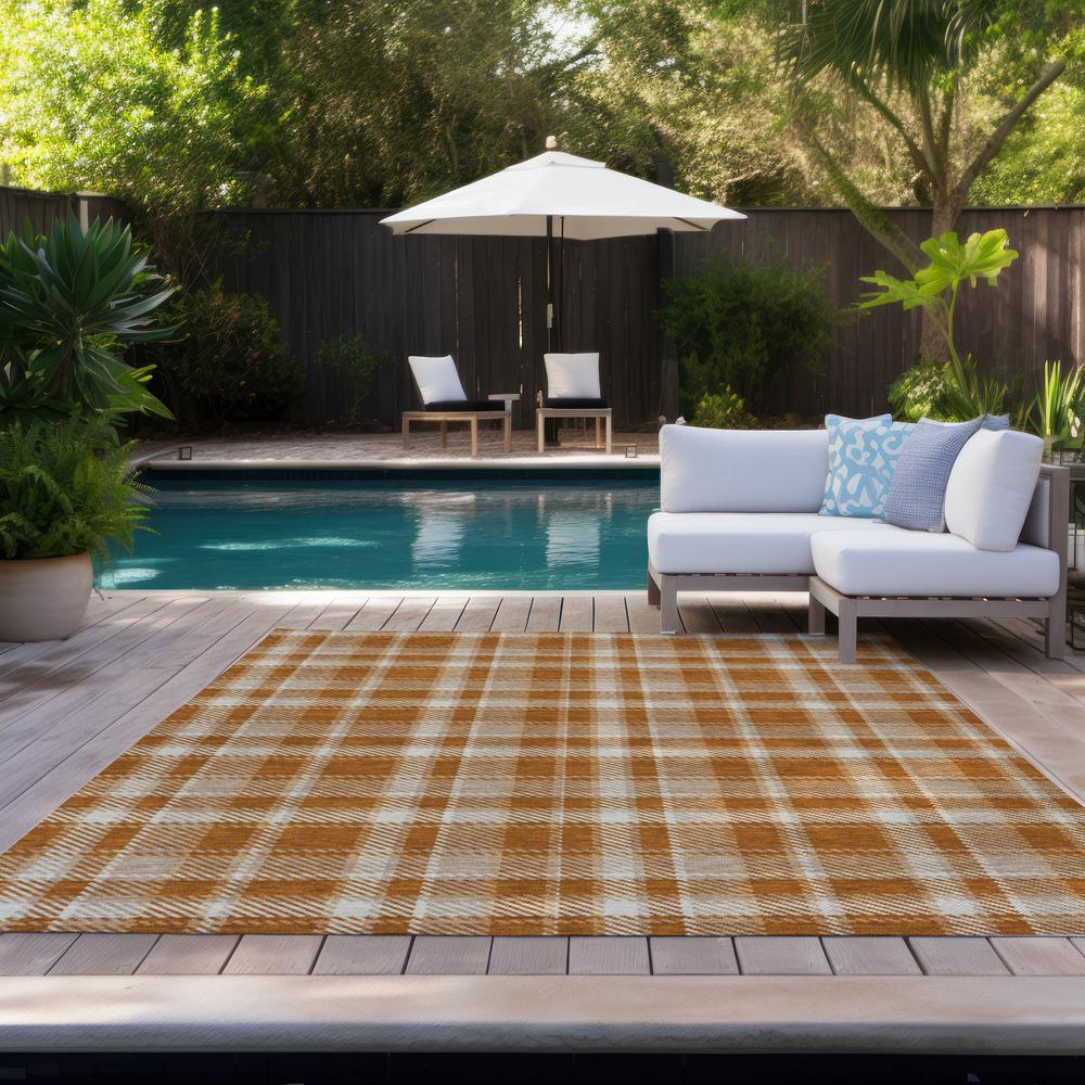 Chantille ACN563 Orange 8' x 10' Rug. Picture 9