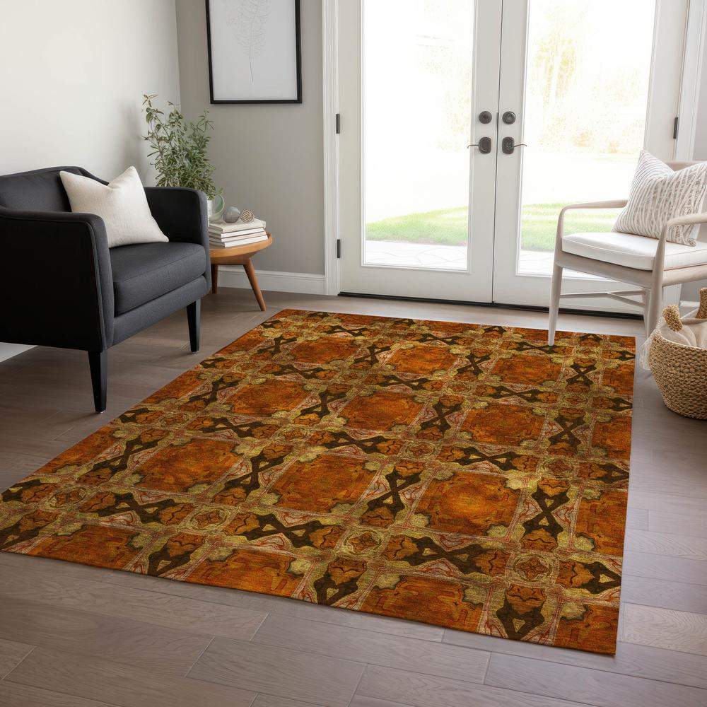 Chantille ACN564 Orange 8' x 10' Rug. Picture 6