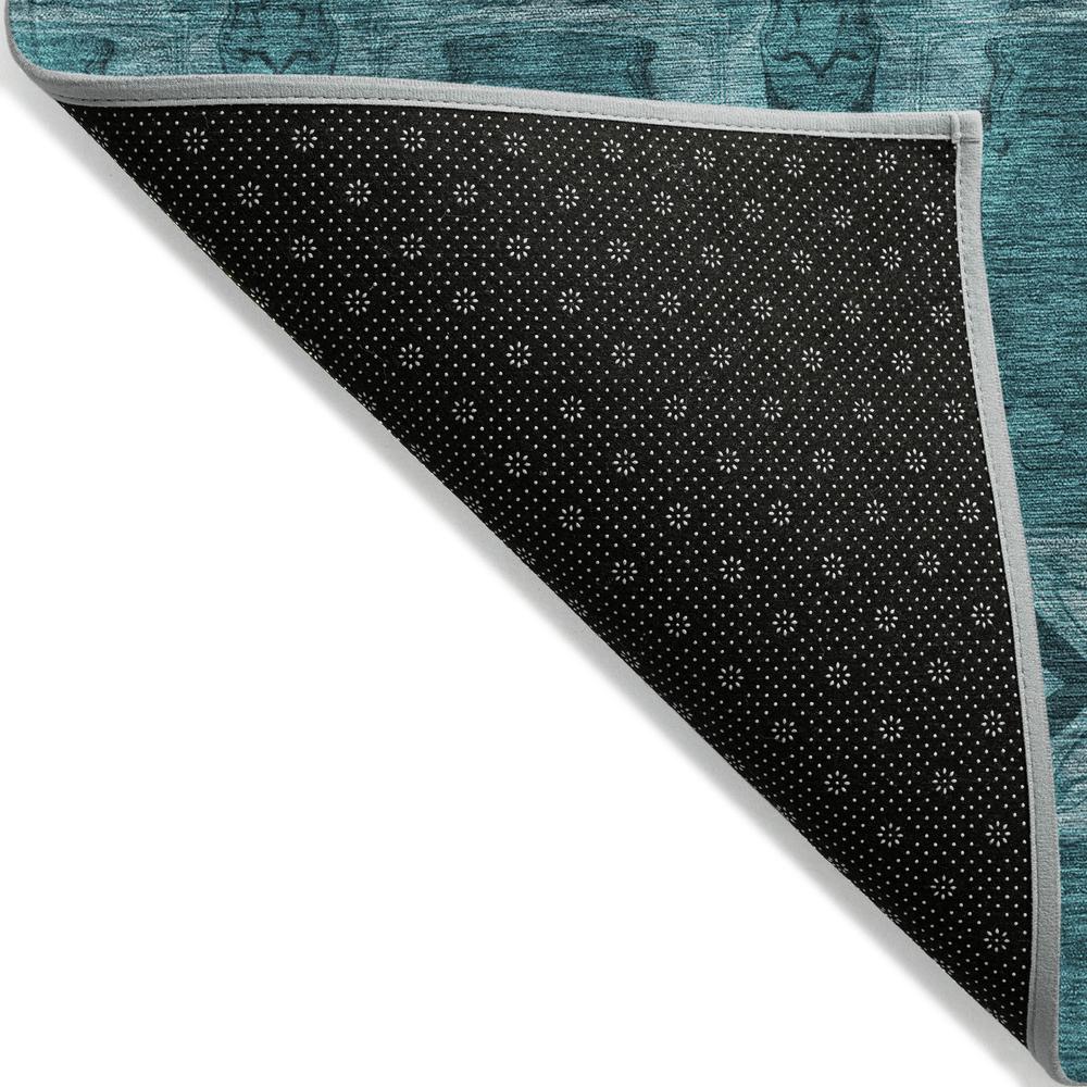 Chantille ACN564 Teal 3' x 5' Rug. Picture 2