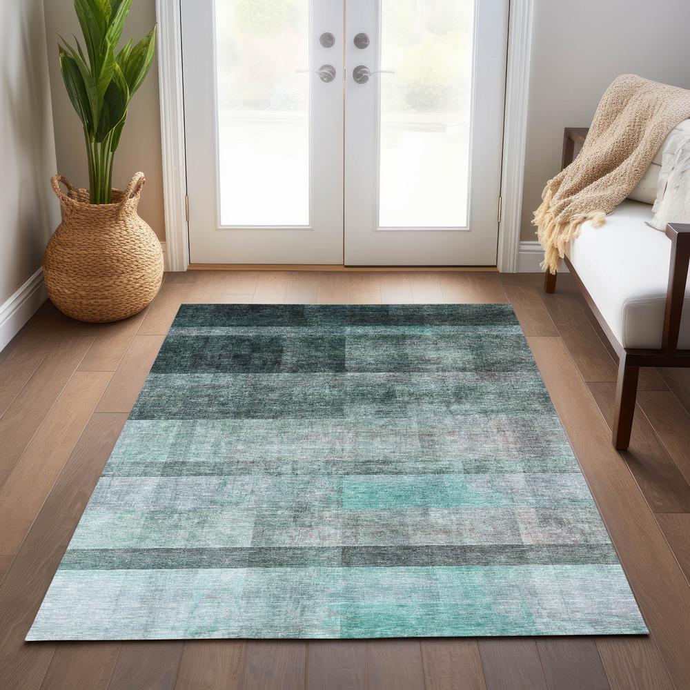 Chantille ACN568 Teal 8' x 10' Rug. Picture 7