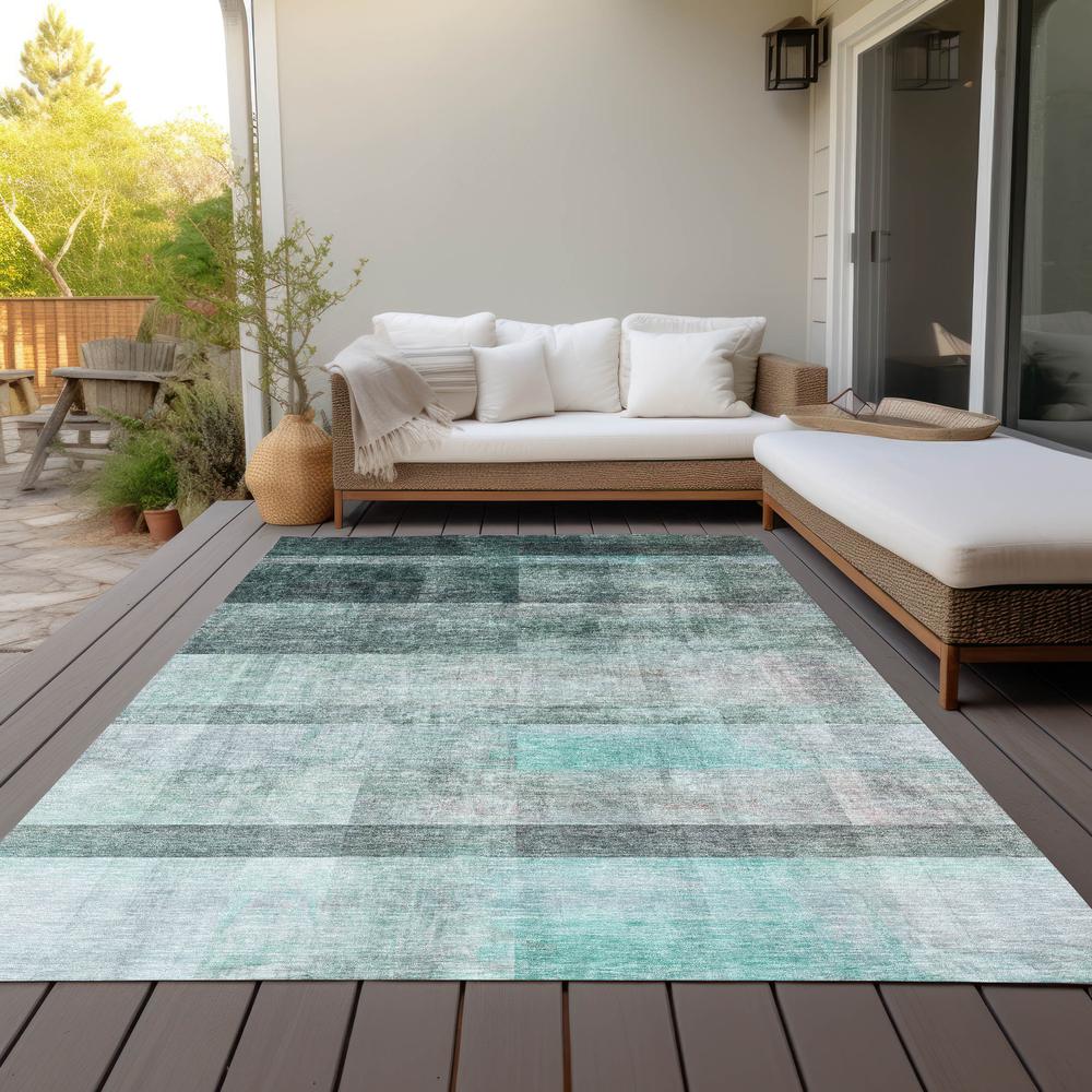 Chantille ACN568 Teal 8' x 10' Rug. Picture 9