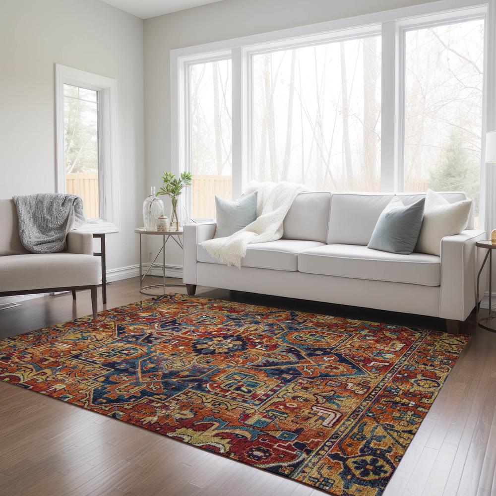 Chantille ACN570 Orange 8' x 10' Rug. Picture 6