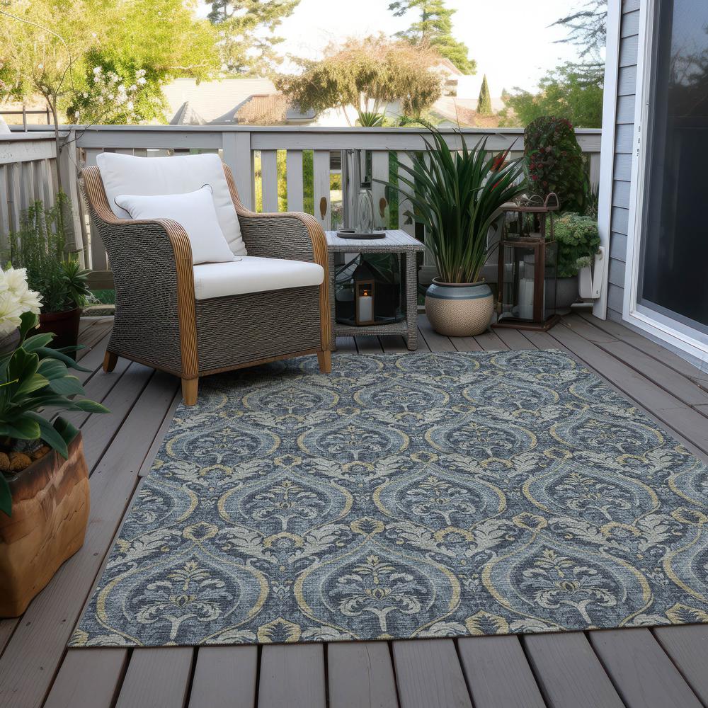 Chantille ACN572 Blue 8' x 10' Rug. Picture 9