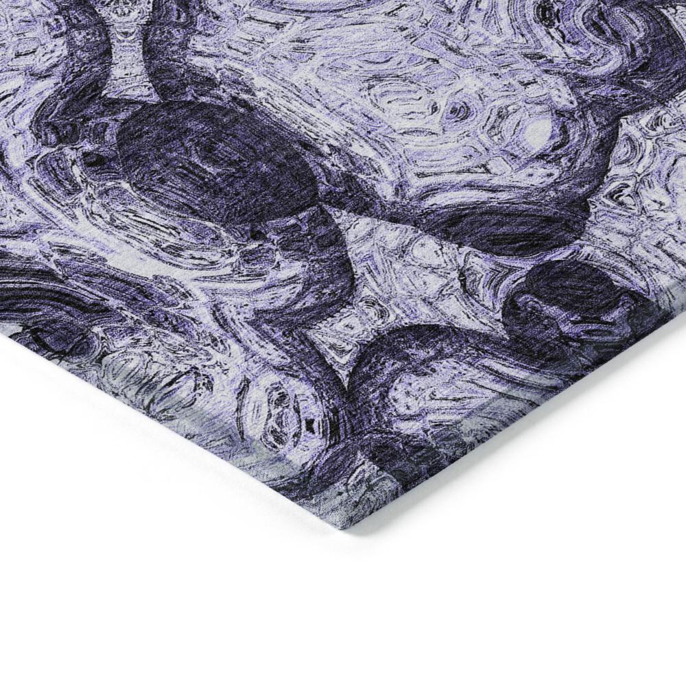 Chantille ACN579 Purple 3' x 5' Rug. Picture 3