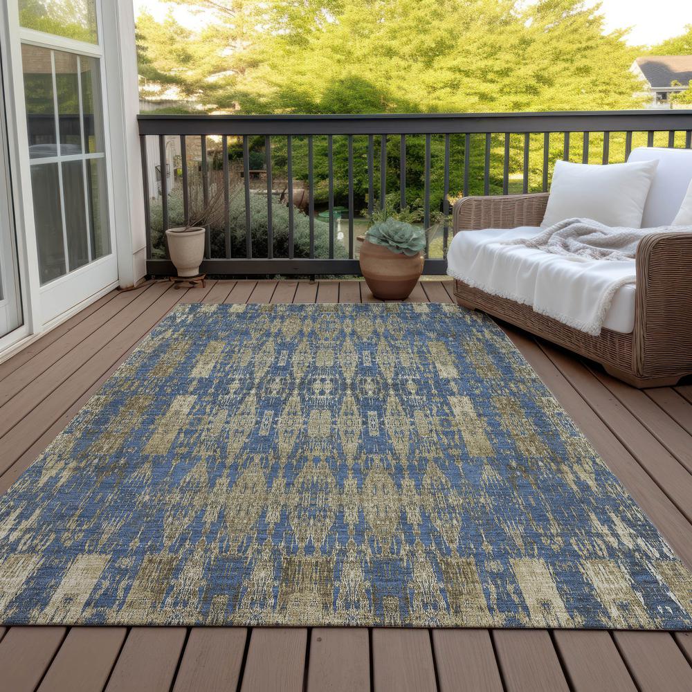 Chantille ACN580 Blue 3' x 5' Rug. Picture 9