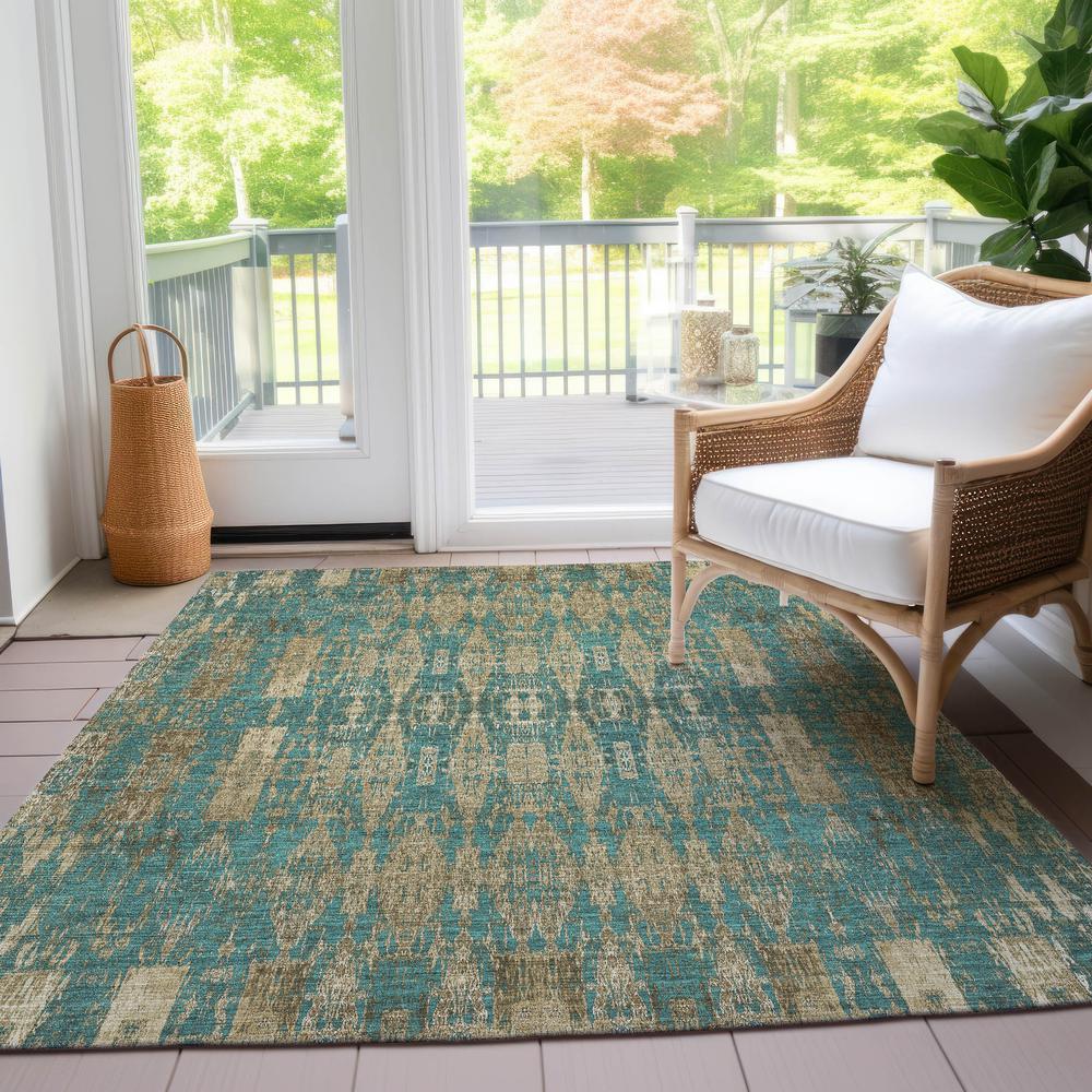 Chantille ACN580 Teal 8' x 10' Rug. Picture 7