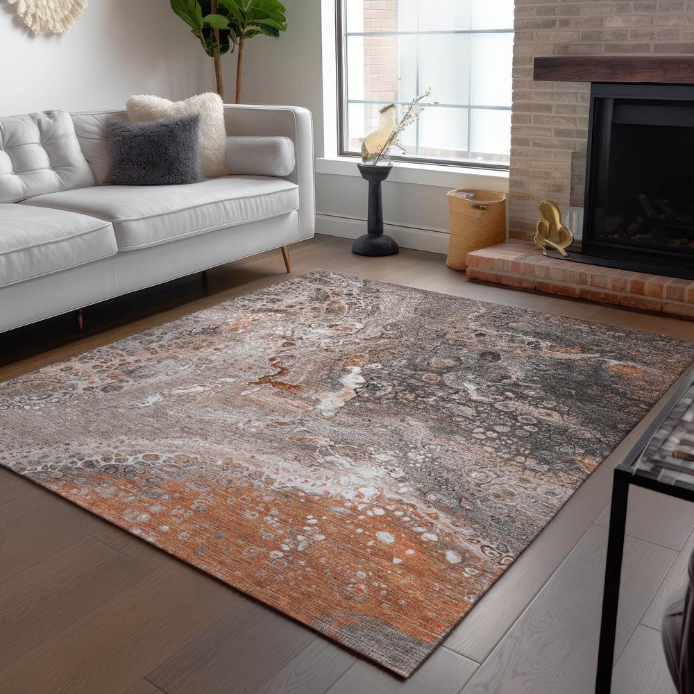 Chantille ACN588 Orange 8' x 10' Rug. Picture 7
