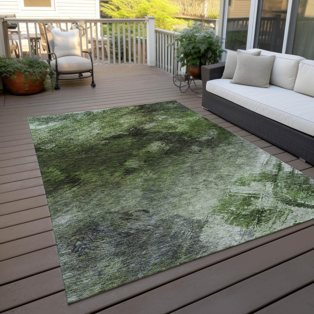Chantille ACN590 Green 3' x 5' Rug. Picture 9